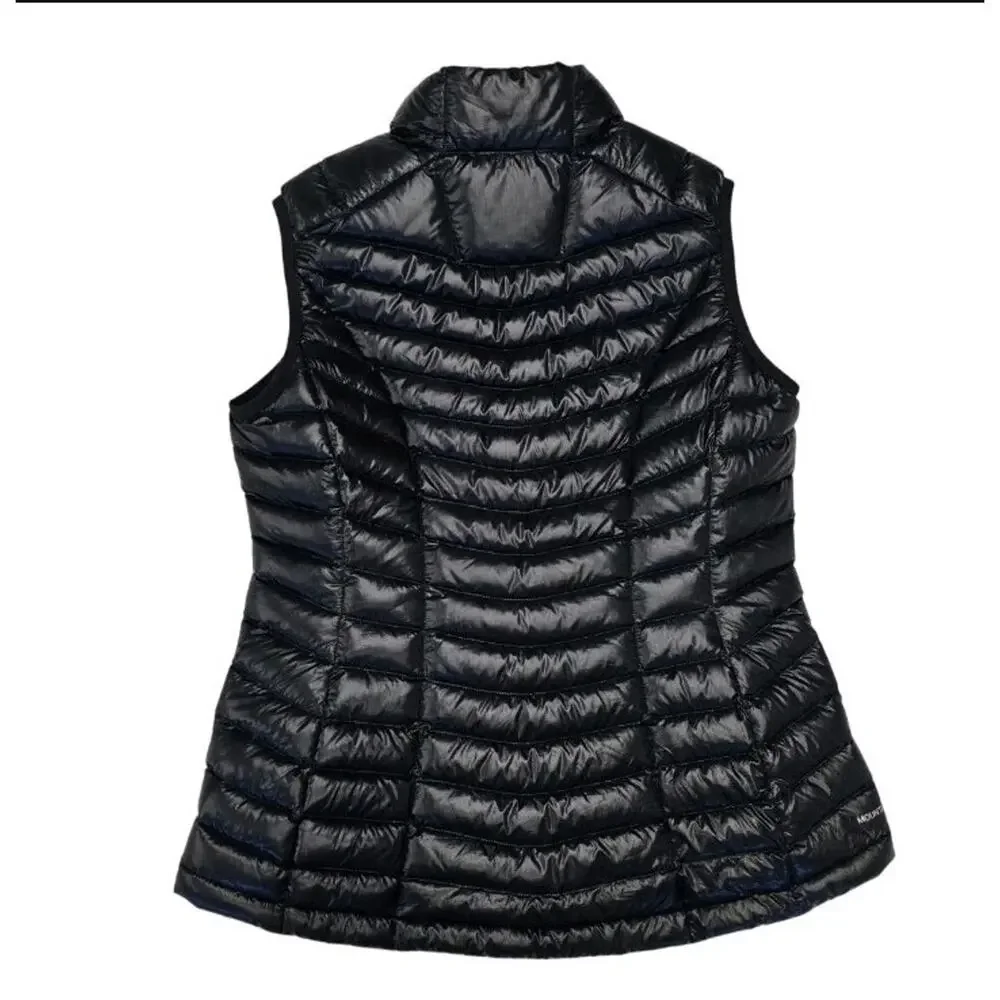 Mountain Hardwear Womens Ghost Whisperer Down Vest Size S Black Puffer Packable